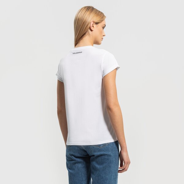 <strong>karl lagerfeld tricou konik karl pocket tshirt</strong> <span>tricouri alb 210w172061100white</span> culoare Alb (210W172061100WHITE) - Femei, Îmbrăcăminte, Tricouri