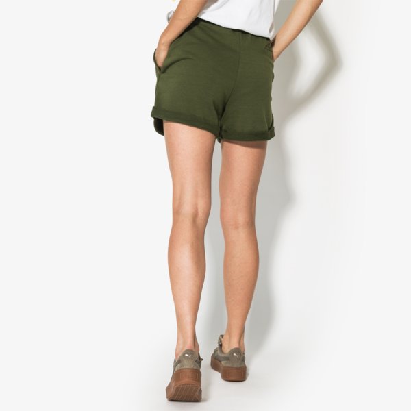 <strong>confront pantaloni scurți nut</strong> <span>pantaloni scurți verde cf18szd02002</span> culoare Verde (CF18SZD02002) - Femei, Îmbrăcăminte, Shorts