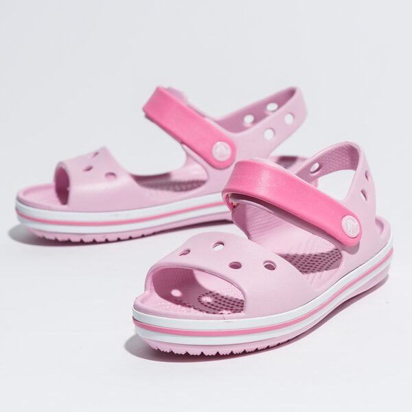 <strong>crocs crocband sandal kids</strong> <span>sandale roz 128566gdi</span> culoare Roz (128566GDI) - Copii, Încălțăminte, Sandale